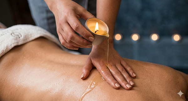 Massagem com Óleo de Velas